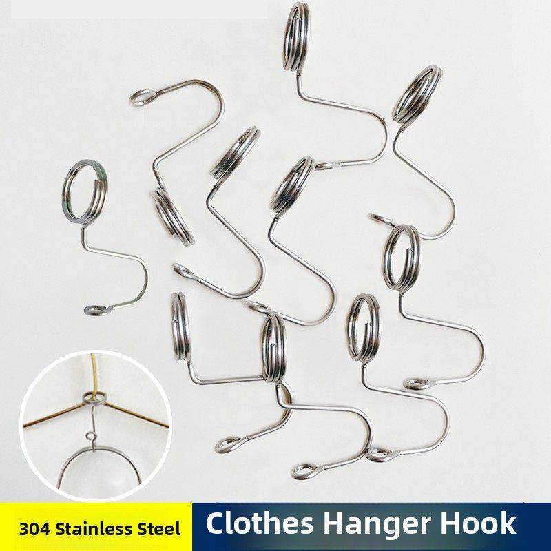 多功能衣架连接挂钩304不锈钢衣架挂衣勾大孔可叠加衣柜收纳神器,收纳整理,挂钩/粘钩,淘宝优惠券,粉丝福利购,淘宝优惠卷