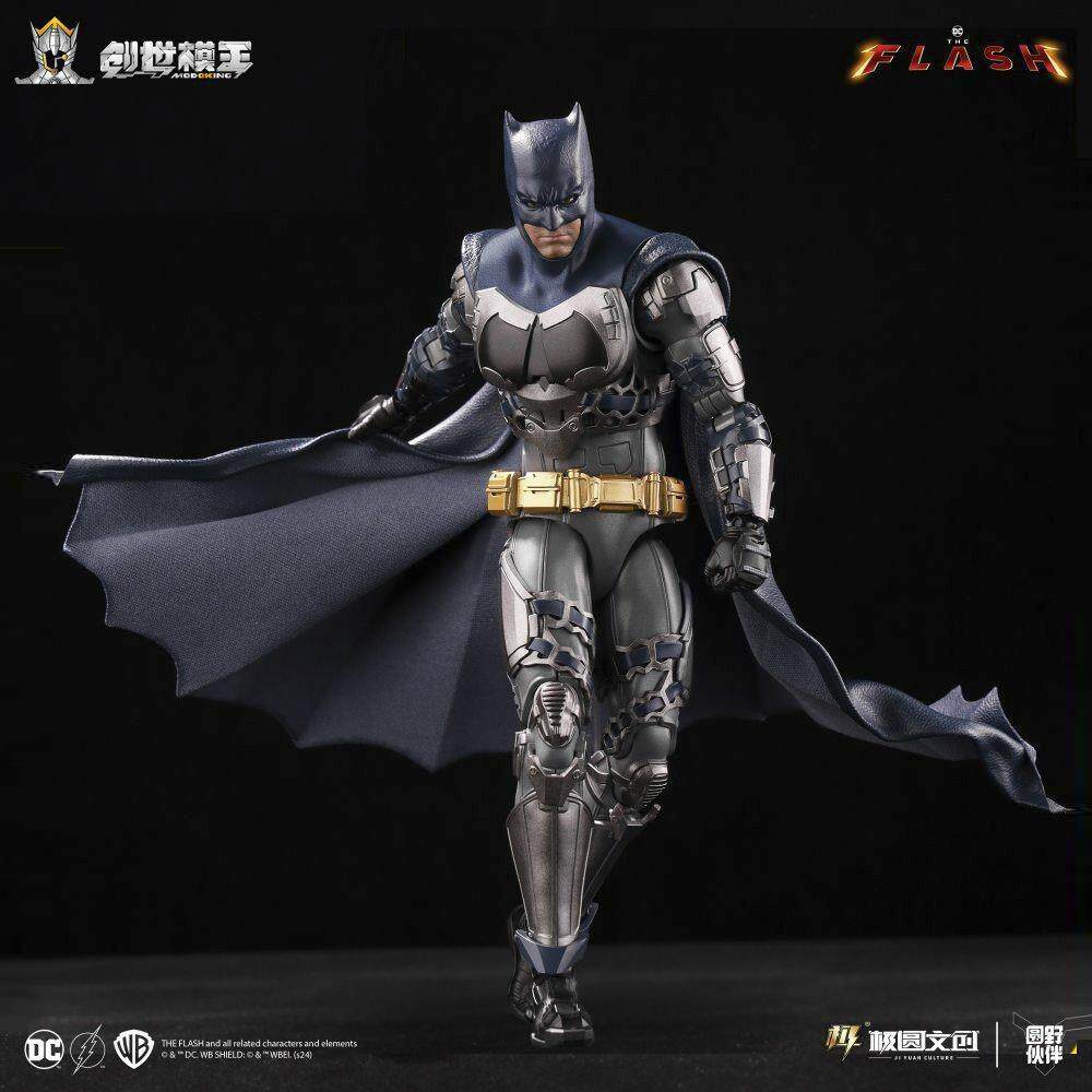 创世模王1/12闪电侠电影版大本蝙蝠侠摩托战车手办拼装模型藏玩阁