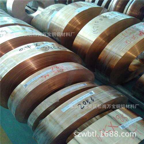 广州C5191磷铜带 贵州磷铜皮 镀锡磷铜卷带 青岛C5210磷铜箔