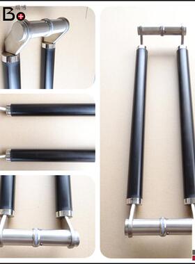 加厚不锈钢30斜脚侧拉中木玻4拉璃门大酒店KTFB-3115V大拉手手实