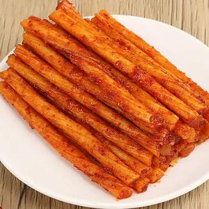 劲丰博士牛筋休闲零食辣条价网红童年小包装豆筋辣条