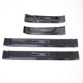 专用迎宾19碳纤维后 ix35内门门槛门槛现代踏板槛护板 踏板条改装