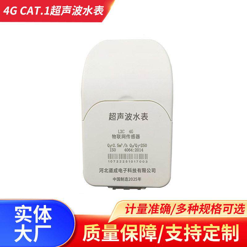 4GCAT.1超声波水表DN15-25智能远传超声波管道式数显超声波流量