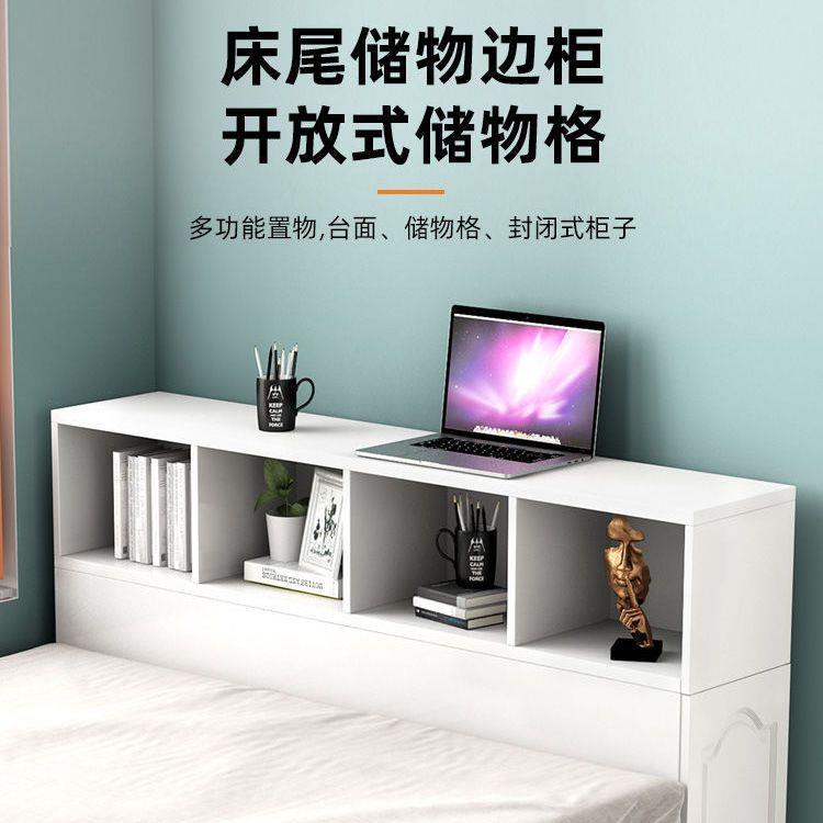 榻榻床10040447柜体现代简约11.2米衣柜床.8米双人床小户型储物一