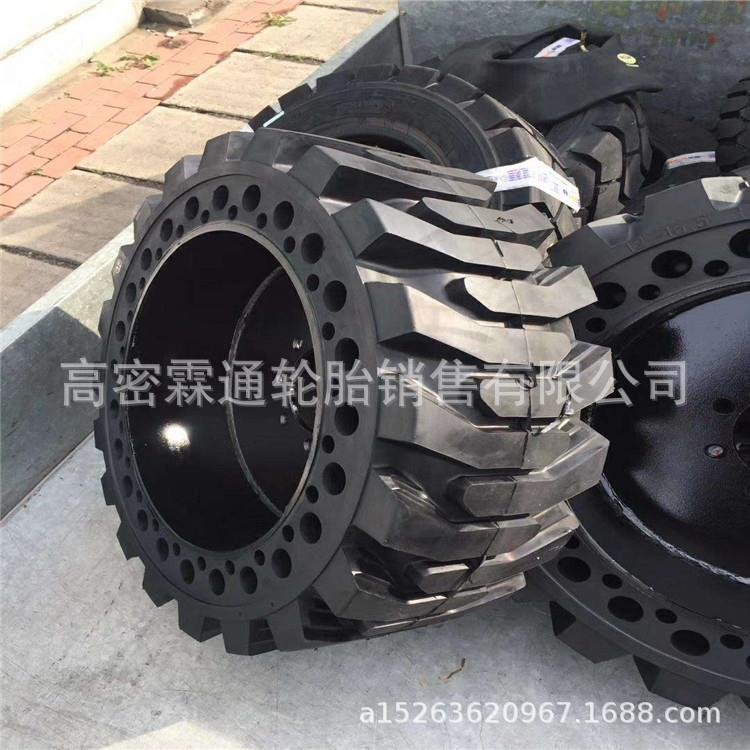 工程铲车实心装载机轮胎12-16.5隧道平板车33x6-11可配置钢圈