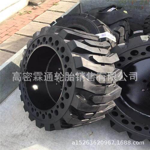 工程铲车实心装载机轮胎12-16.5隧道平板车33x6-11可配置钢圈