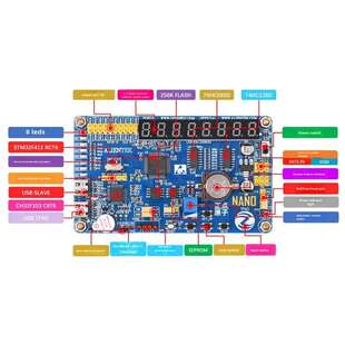 准时原子纳米Stm32F411Rct开发板Stm32F4入门学习套件微控制器臂