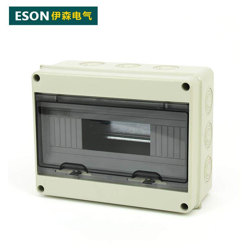 配电箱 强电箱带透明盖 12回路 空气开关箱 塑料接线箱 防水箱