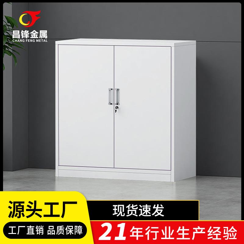 广东办公室铁皮柜文件柜带锁家用矮柜储物柜资料柜档案柜子书柜