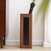 雨伞收纳985架雨家用门口伞商用酒店大桶容量伞架中雨式 实木伞收