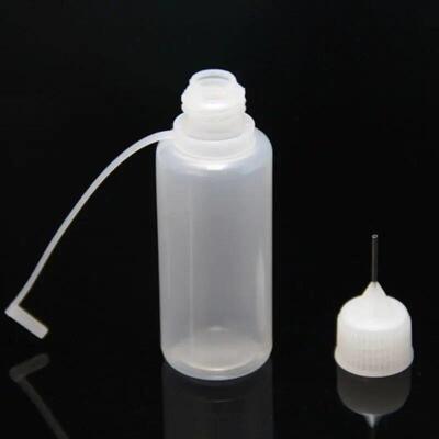 5Pcs/Set PE Pinhole Refillable Bottles Soft Plastic Glue App