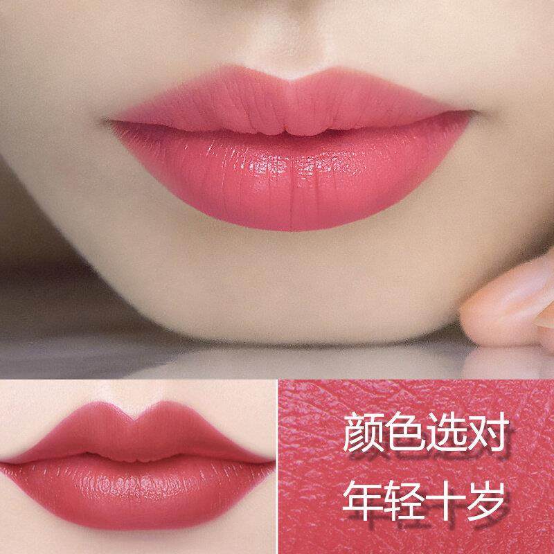 推荐不沾杯不掉色女奶茶豆沙胡萝卜色口红哑光持久保湿防水