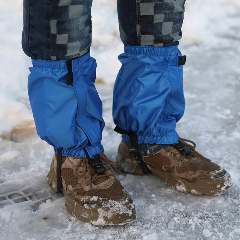 户外短款登山雪套滑雪套雪乡雪地徒步防水防沙脚套鞋套护腿防沙套