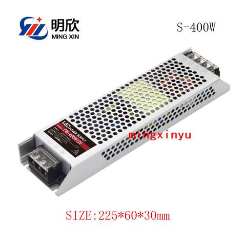 工程超薄款24V12.5A 300W长条开关电源S-300-24小体积足功率设备