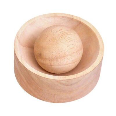 Dumpling Press Tool Pastry Presser Wooden Multipurpose