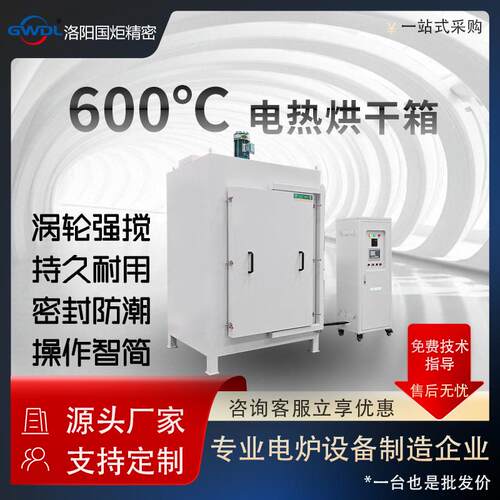 国炬精密双门电热风烘干箱|600℃高温|1688工业款