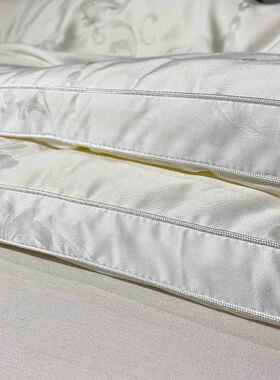 QM2021-1秋大冬60木本提花大豆纤维被子立体被被白色加芯厚纯棉冬