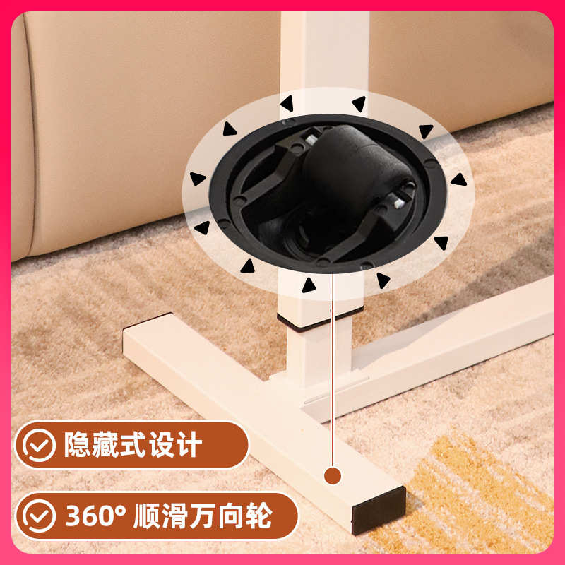 G3YN实木书桌可折叠站立式升降工作台移动床边办公电脑桌沙发桌胡