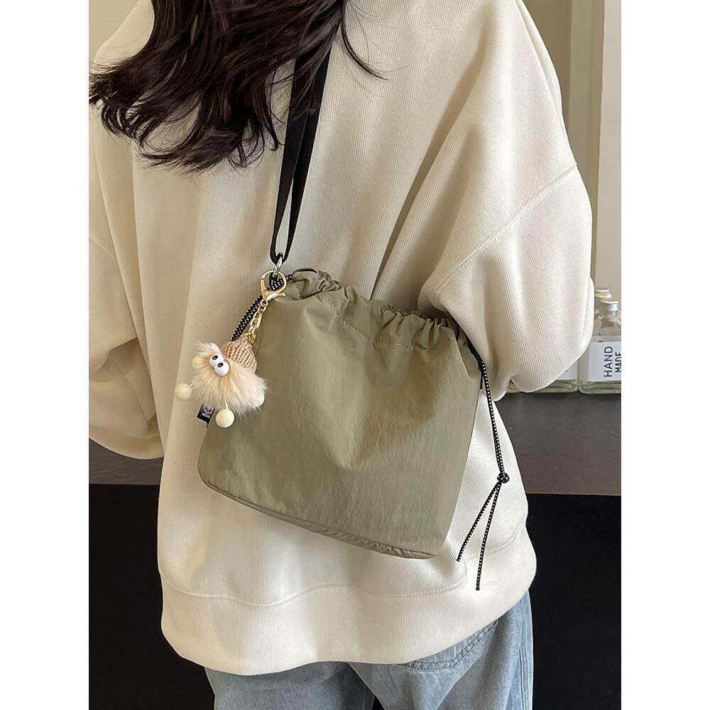 Cienda Kuelta 高级感今年流行爆款帆布包包女2025新款单肩斜挎包