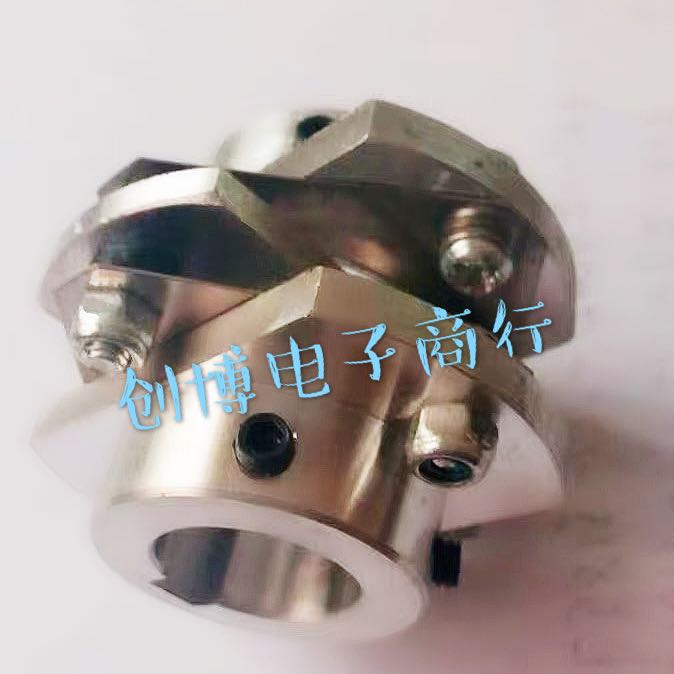 数控机床主轴编码器碟片联轴器机床主轴配用孔15X15带键槽