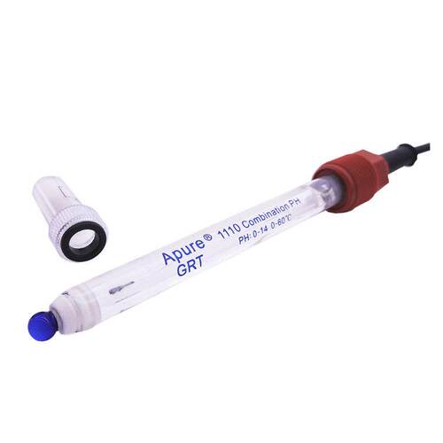 PH/ORP探头GRT1110W 爱普尔Apure在线玻璃PH计 陶瓷芯ph探头
