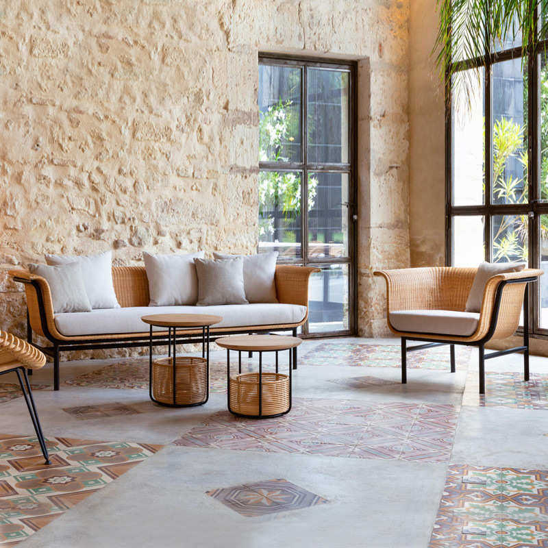 东南亚民宿藤椅沙发庭院藤编小茶几室内客厅阳台防水防晒户外家具,住宅家具,户外沙发,淘宝优惠券,粉丝福利购,淘宝优惠卷