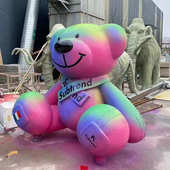 户外卡通动物人物模型园林商场美晨摆件玻璃钢卡通雕塑厂家直供