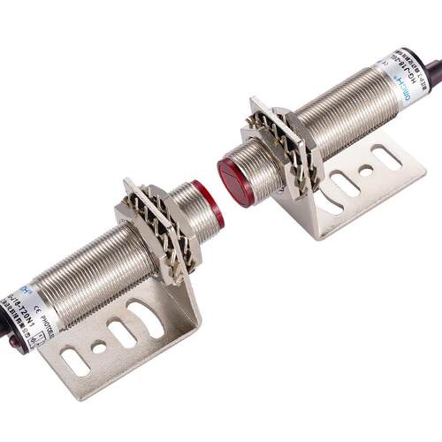 沪工m12m18对射式光电开关HG-J18-T20N1/N2/P1P2红外线激光传感器