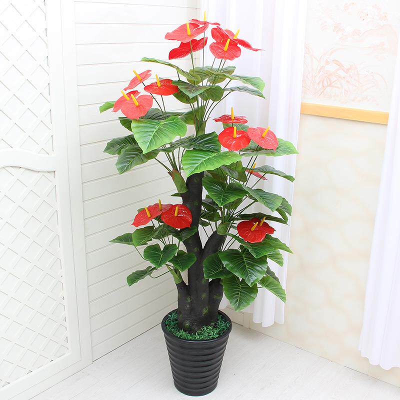 假花仿真花居家装饰仿真树客厅盆栽人造植物盆栽鸿运盆景绿植