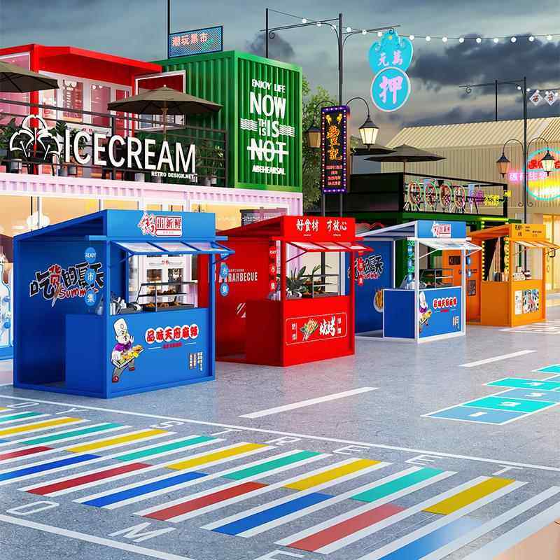 户外展示架网红折叠移动铁艺市集摊位架景区夜市售卖摆摊架可移动