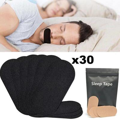 30pcs/bag Anti Snoring Mouth Tape Adult Night Sleeping Mouth