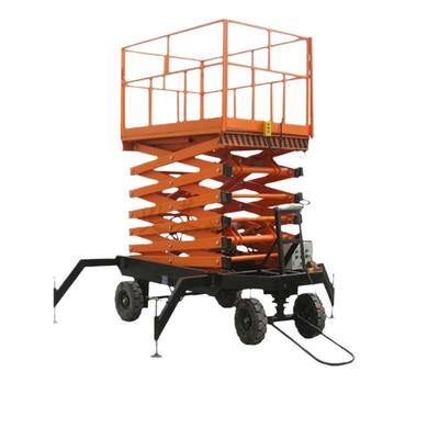 装车卸货升降平台四轮移动高空作业车8mx500kgx120方管