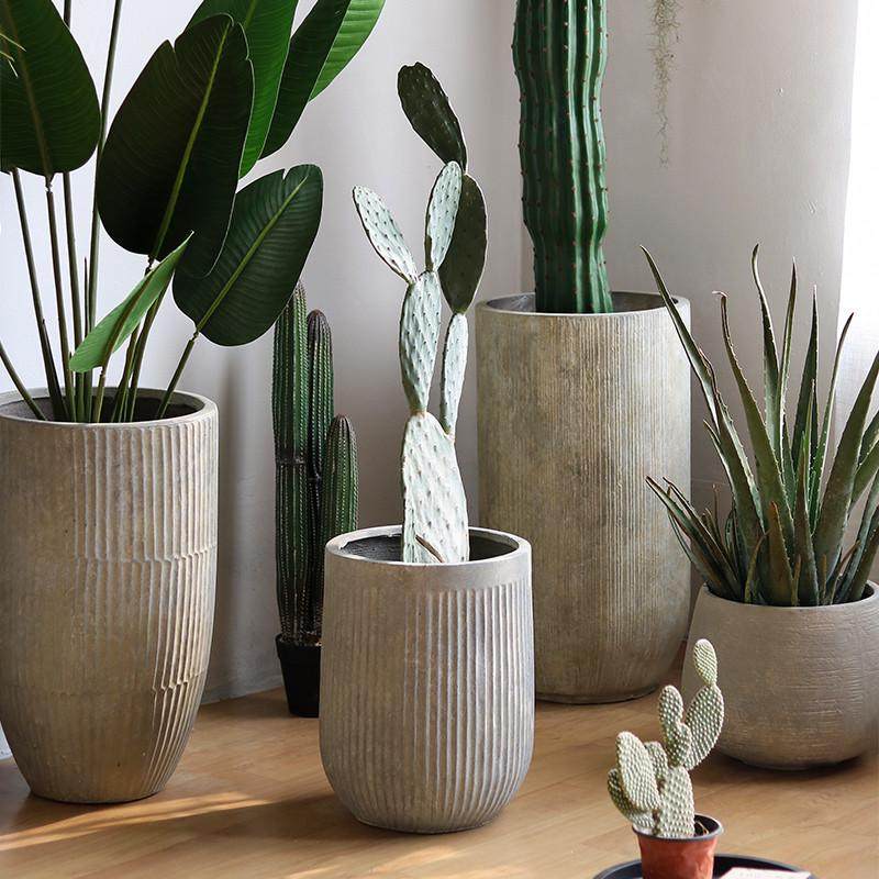 大号形花园复古装饰器透气商场花盆盆植筒泥镁绿客厅高花款落地,鲜花速递/花卉仿真/绿植园艺,花盆,淘宝优惠券,粉丝福利购,淘宝优惠卷