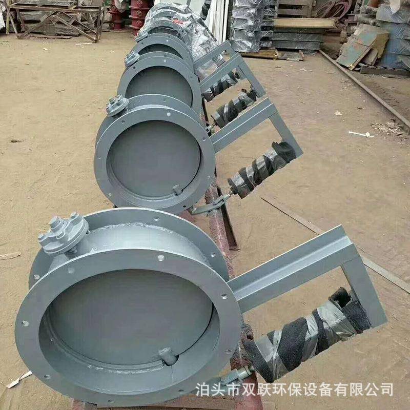 现货工业除尘器管烟道通风蝶阀百叶涡轮翻板阀手动气动调风阀