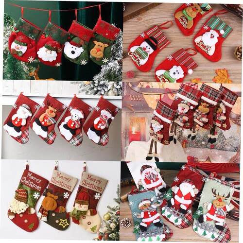 Christmas decoration?stocking gift bag Candy bag pendant