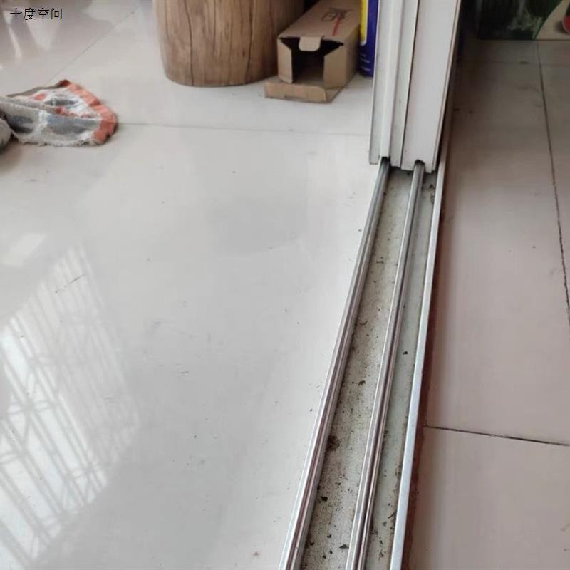 塑钢窗轨道修复条玻璃推拉门导轨滑道下老式门窗配件凸槽滑轨滑道