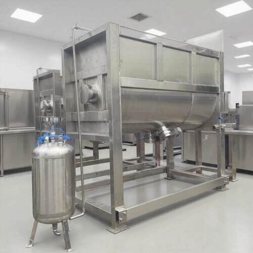 现货供应200L腻子膏MBP0混合设 硅藻泥涂备料搅机 卧式拌干粉搅拌