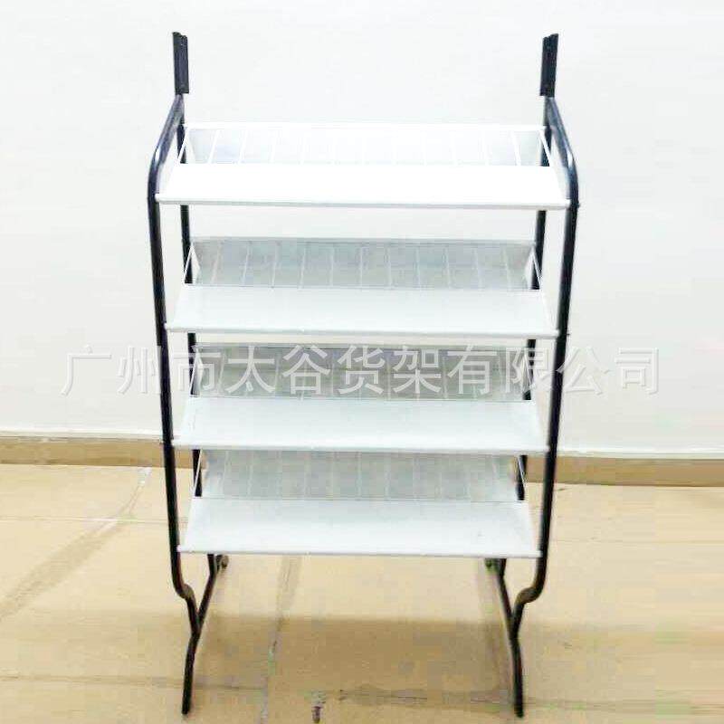 三层槽板老款皮带展架，皮带钱包钱夹货架多功能便携展柜
