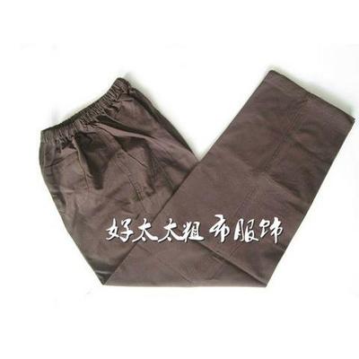 高档中国裤长风唐装男士纯棉裤闲中式男装 功夫裤太极百搭休薄裤