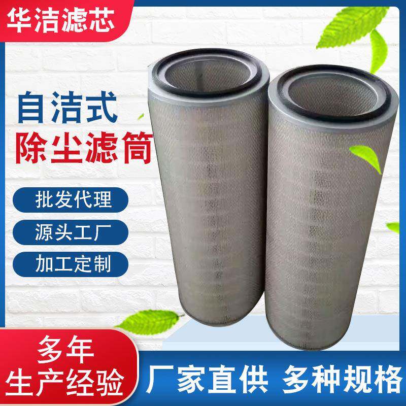 厂家供应自洁式除尘滤筒 脉冲喷吹式除尘器滤芯滤筒 空气除尘滤芯