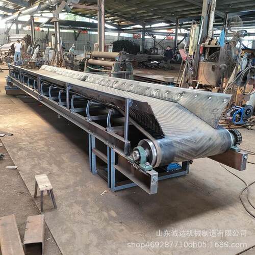 纸壳输送机0米长固定式皮带输送机800带宽物流分拣皮带机