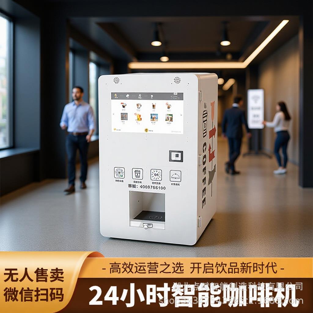 24小时不间断营业商用咖啡机自助咖啡机无人奶茶机便利店台球智能