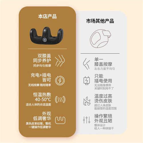 批发小腿部膝盖按摩器热敷大腿肌肉放松气囊揉捏老年人家用教师节