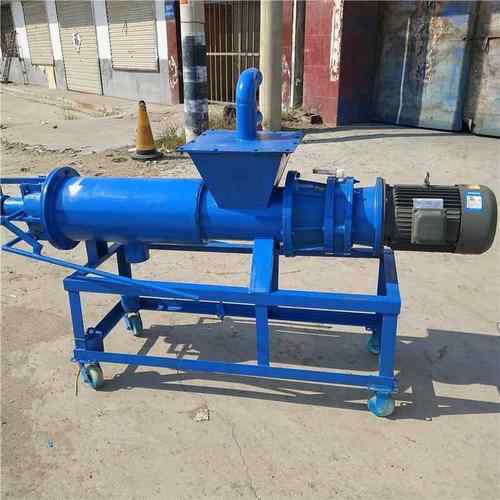 养殖场粪便固液分离机猪粪脱水设备螺旋式200型干湿价格牛粪