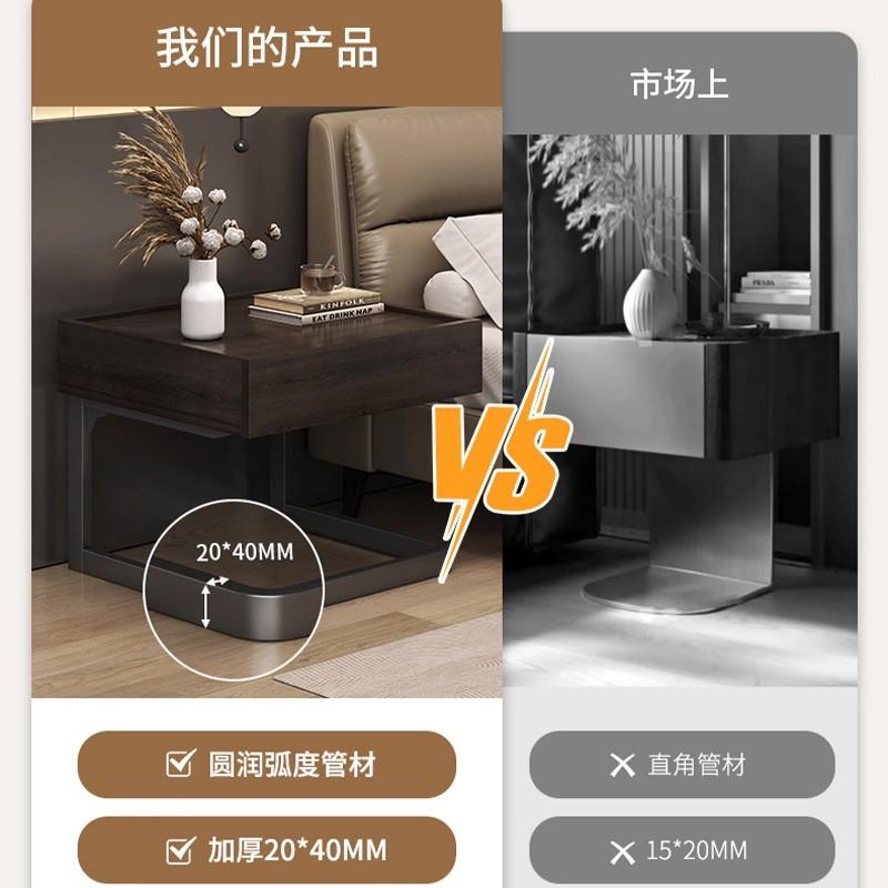 悬浮床头柜酒店客房卧室床边置物架小型民宿设计感储物柜收纳柜子