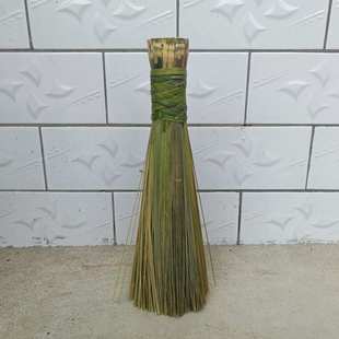 锅刷家用全竹青刷锅炊帚厨房洗锅刷子不粘油长柄竹刷把清洁锅