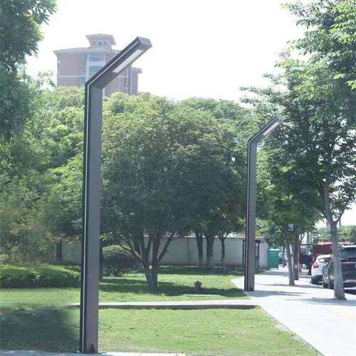 太阳能庭院灯灯户外铝型材景观灯3米7字花园别墅室外广场led路灯