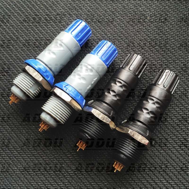 塑胶航插 Leimo P系列 odu连接器互换 欧度redel插头 10芯/14芯