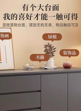 意式轻奢室用子储家物置物柜卧客厅CKR靠墙斗橱入户收纳抽屉柜五