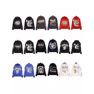 Letter Print Hoodie Casual Regular Fit Long Sleeve Hooded